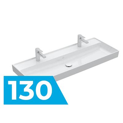 Dupla mosdókagylók 130 cm
