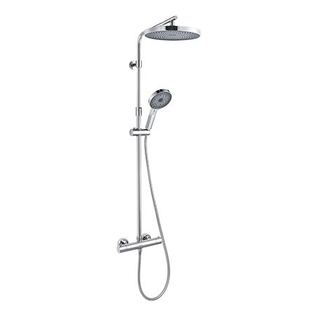 Grohe Grohtherm - Conjunto de ducha Tempesta 210 con termostato empotrado,  cromo 34729000