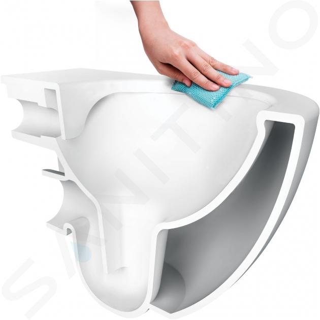 Geberit Duofix pack WC cuvette suspendu rimless blanc avec fonction bidet  et robinet d'eau froide