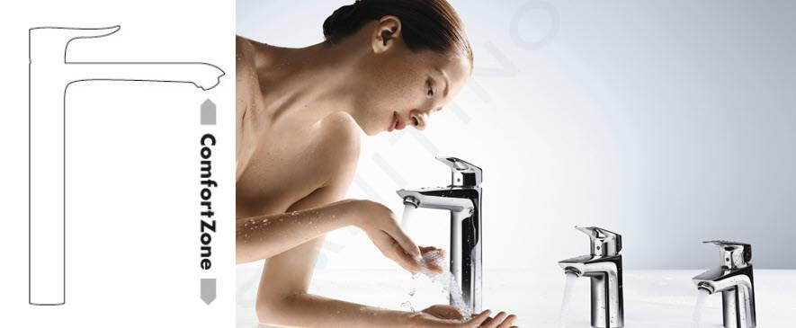 HANSGROHE VIVENIS MONOMANDO LAVABO 110 NEGRO MATE