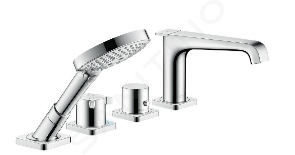 Axor Citterio E - Termostatická vanová 4-otvorová baterie, chrom 36411000IIJ1