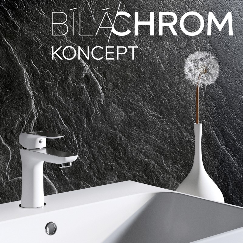 Novaservis koncept bílá/chrom