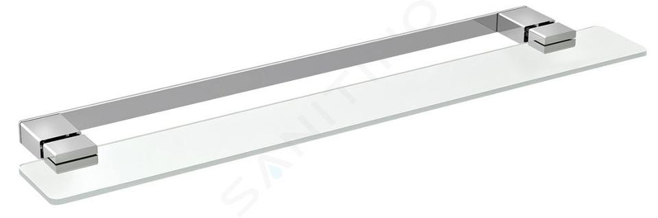 Sapho Everest - Ablage mit Handtuchhalter, Länge 73 cm, chrom 1313-58