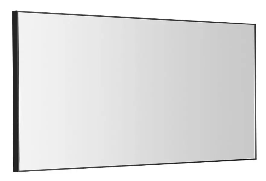 Levně Sapho Zrcadla - Zrcadlo Arowana v rámu, 100x50 cm, černá mat AWB1050