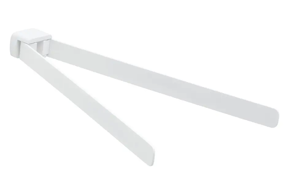 Sapho Gedy Pirenei - Dvostruki okretni držač za ručnike, duljina 36 cm, mat bijela PI2302