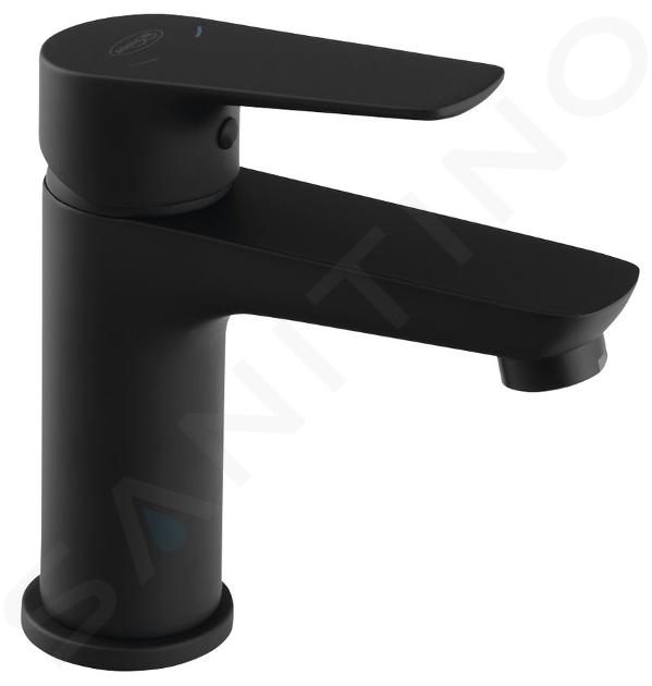 Aqualine Lotta - Grifo de lavabo, negro mate LT602B