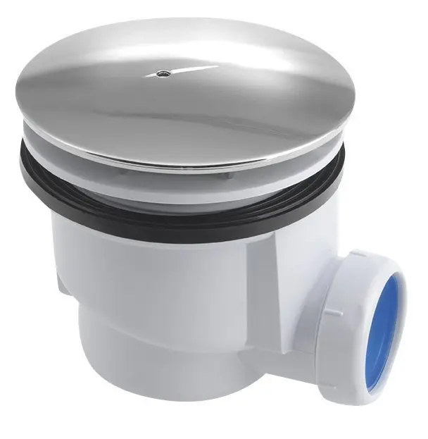 Aqualine - Odtoková souprava pro sprchové vaničky, průměr 90 mm, DN40, ABS/chrom PF408