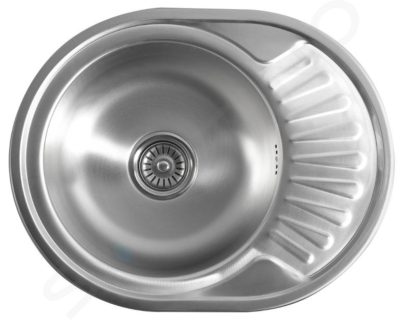 Aqualine Mosogatók - Mosogató 570x450 mm, rozsdamentes acélból készült AQ5745B