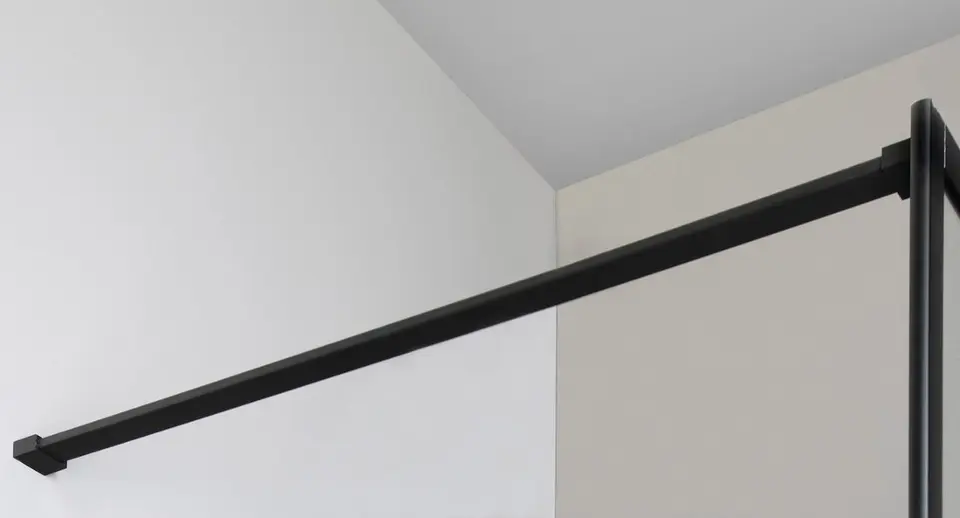 Gelco Cure Black - Стойка за прегради, 1400 мм, матово черна CBSB140
