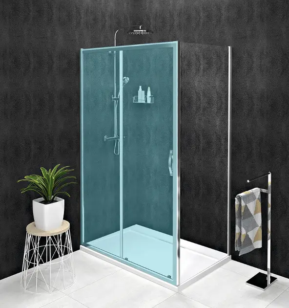 Gelco Sigma - Душ кабина Simply, 75 см, Coated Glass, лъскав алуминий/прозрачно стъкло GS3175