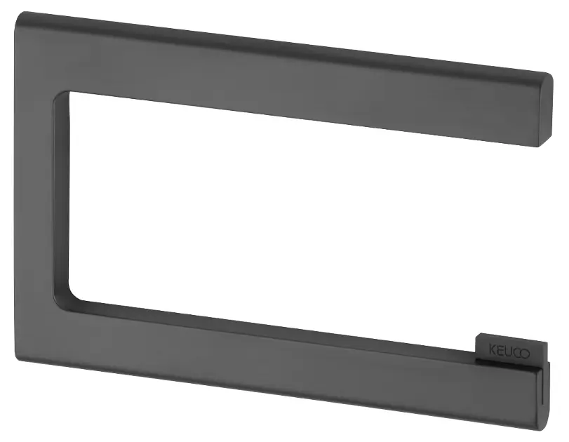 Keuco Edition 400 - Toilettenpapierhalter, Chrom Schwarz 11562130000
