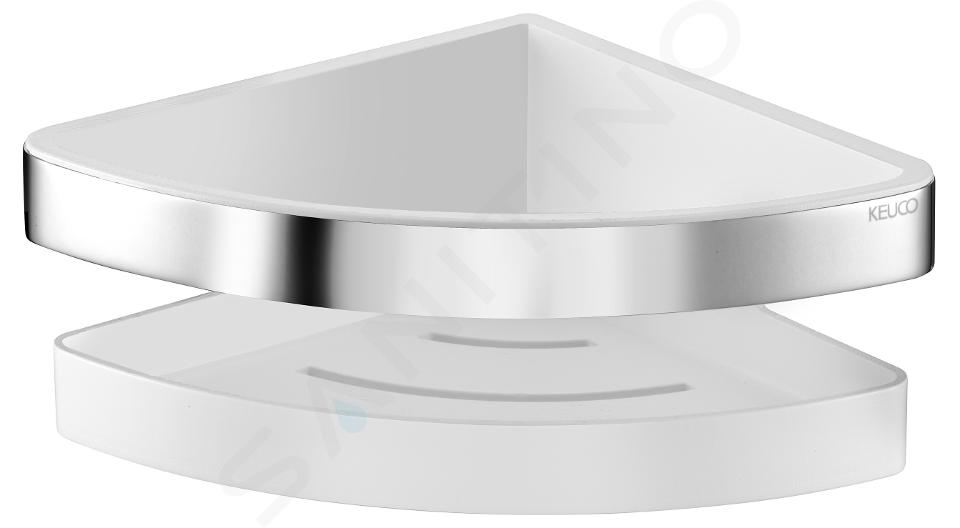 Keuco Collection Moll - Étagère d'angle, blanc/chrome 12757010000