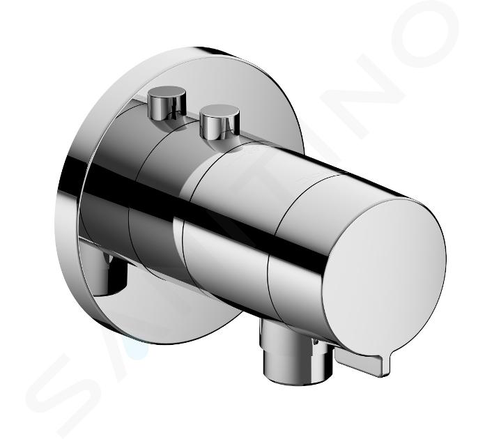 Keuco IXMO - Podtynkowa termostatyczna bateria prysznicowa SOLO z korpusem, chrom 59554010021