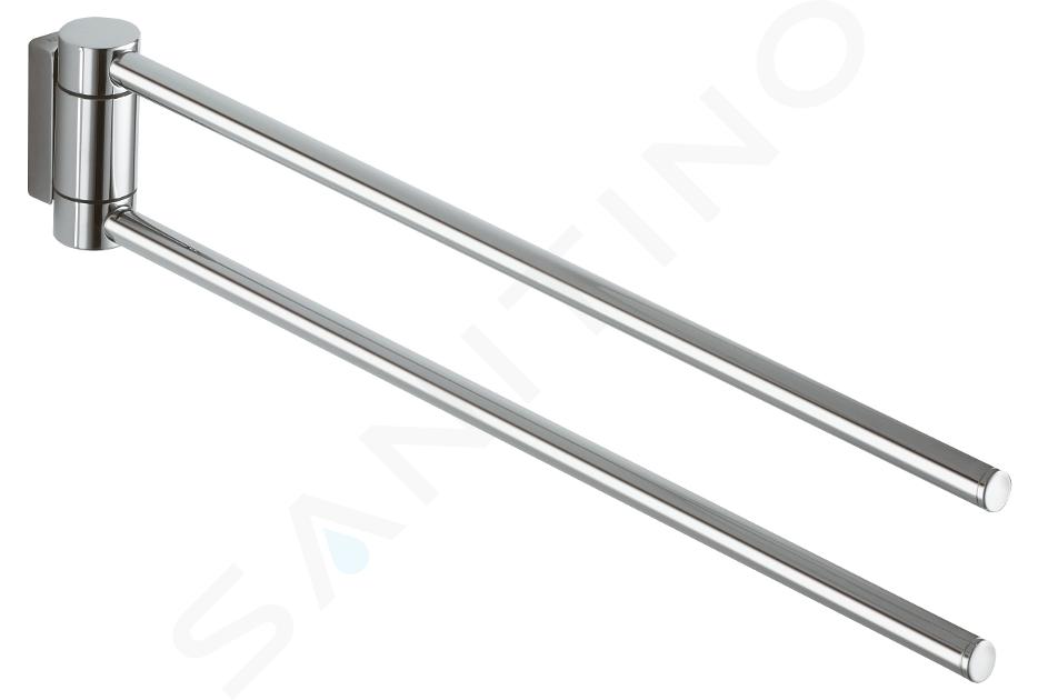 Keuco Plan - Handdoekhouder dubbel, lengte 44 cm, chroom 14918010000