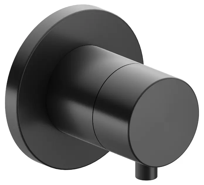 Keuco IXMO - Rubinetto d'arresto ad incasso, cromo nero 59541131001