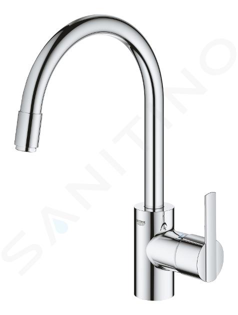 Grifo de cocina Grohe Swift con caño extraíble cromado – Shopavia