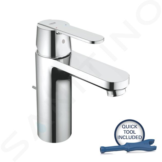 Grohe Get - Miscelatore da lavabo, con sistema di scarico, cromo 23454000