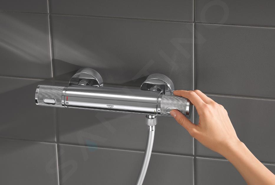 Grohe Precision Get Grifo termostático de ducha (Cromo, Brillante)