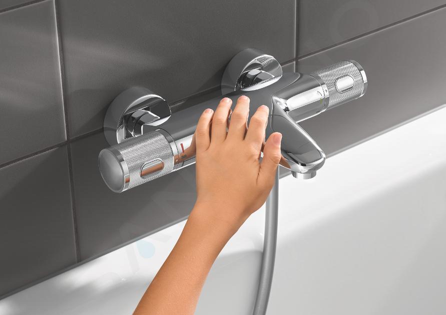 Grohe Precision Feel - Grifo termostático de ducha, cromo 34790000