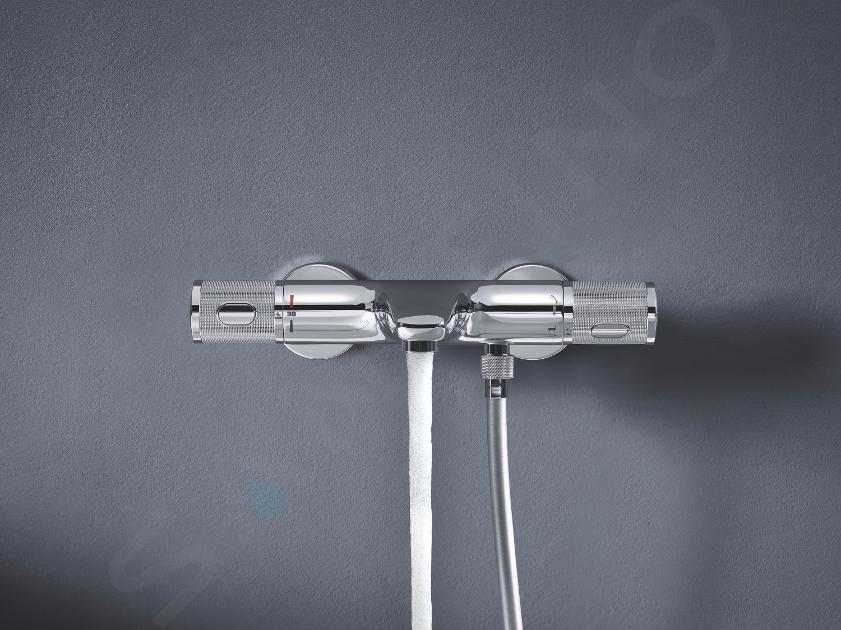 Grohe Grifo termostático de ducha Precision Joy (Cromo, Brillante