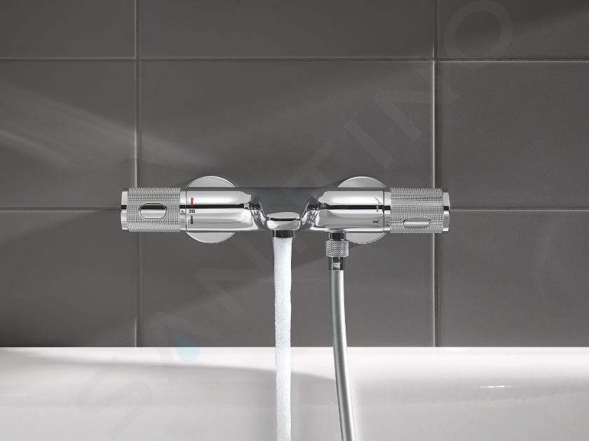 Grohe Precision Feel Mezclador termostático de baño 1/2 cromado