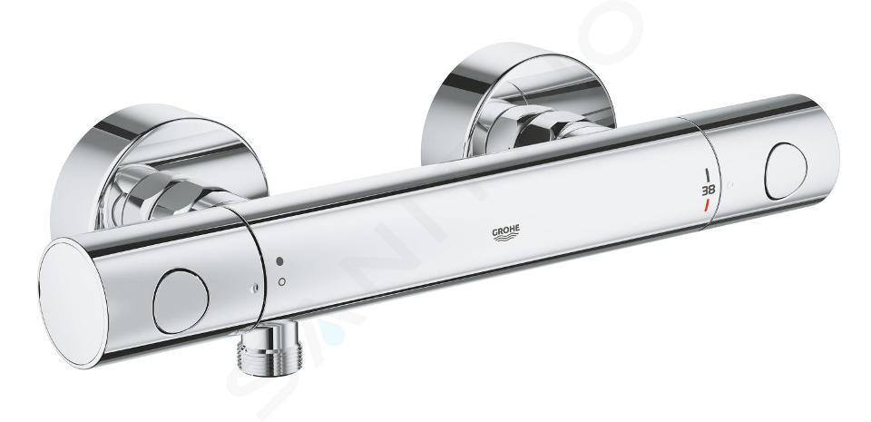 Grohe Precision Get Grifo termostático de ducha (Cromo, Brillante)