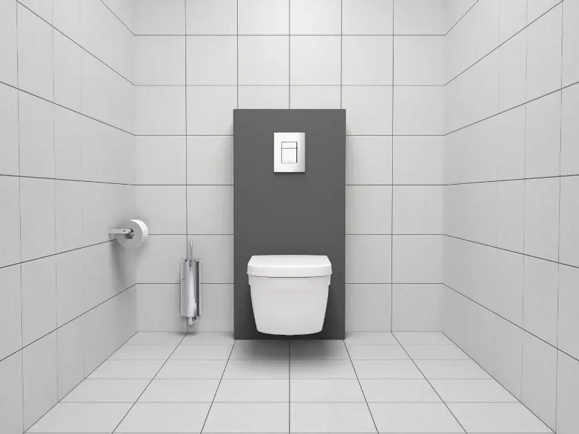 Grohe Solido wc inclusief Skate Cosmopolitan drukknop, grijs/chroom | Sanitino.nl