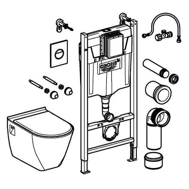 GROHE SOLIDO WC ELEMENT 38971000 Beng Shop