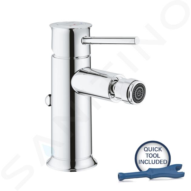 Grohe Start Classic - Miscelatore per bidet, con sistema di scarico, cromo 23785000