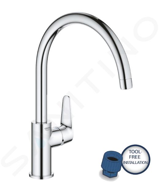 Grohe Start Curve - Baterie chiuvetă, crom 31554001