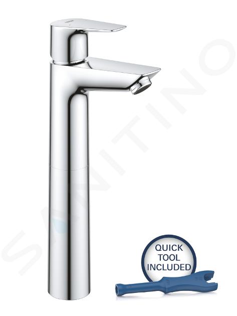 Grohe Start Edge - Umyvadlová baterie s výpustí Push-Open, chrom 23777001