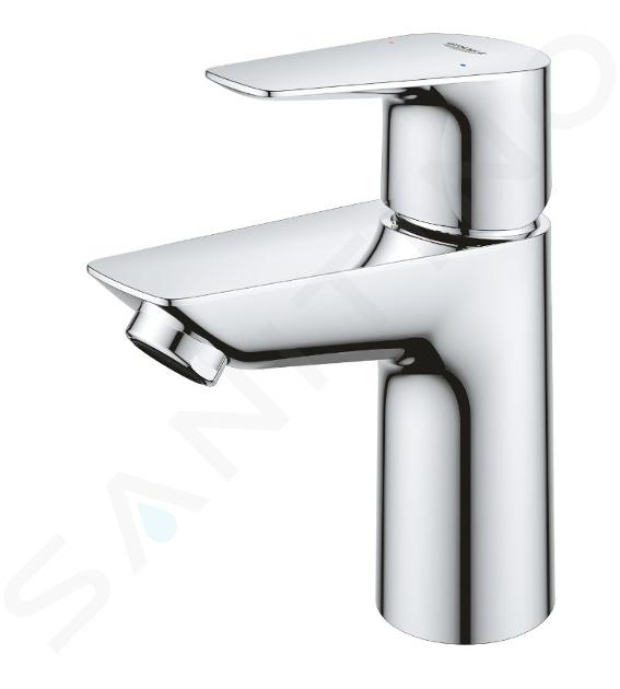 Grohe Start Edge - Grifo de lavabo con caño giratorio y desagüe, cromo  24201001