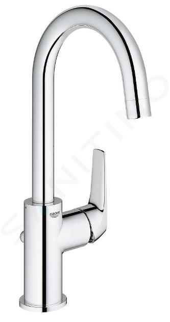 Grohe Start Flow - Miscelatore da lavabo, con sistema di scarico, cromo 23811000