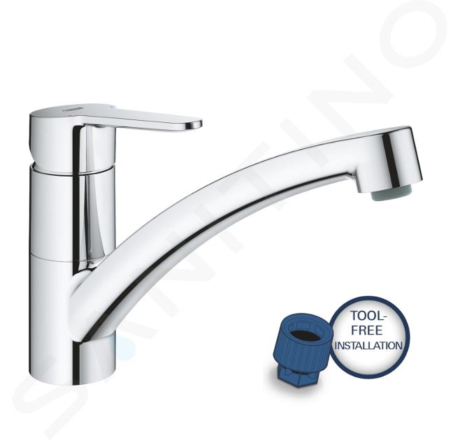 Grohe StartEco - Grifo de fregadero, cromo 31685000