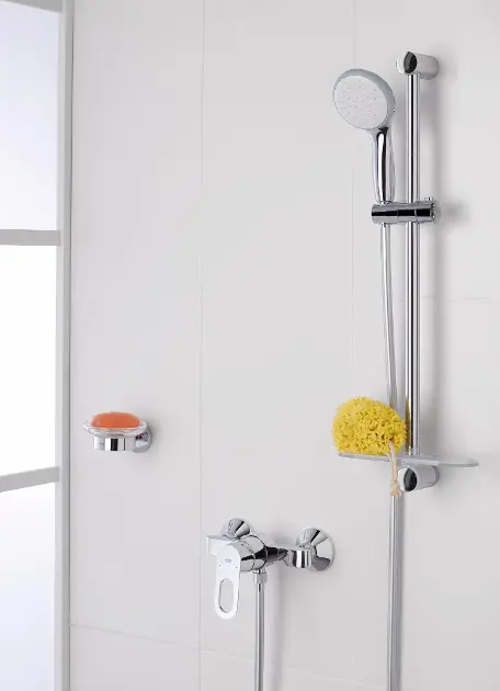 Limpieza fácil - Grohe Vitalio Go - Conjunto De Alcachofa De Ducha, 1  Chorro, Barra Y Manguera, Cromo 26196000 - All Season - Grifería Ventas