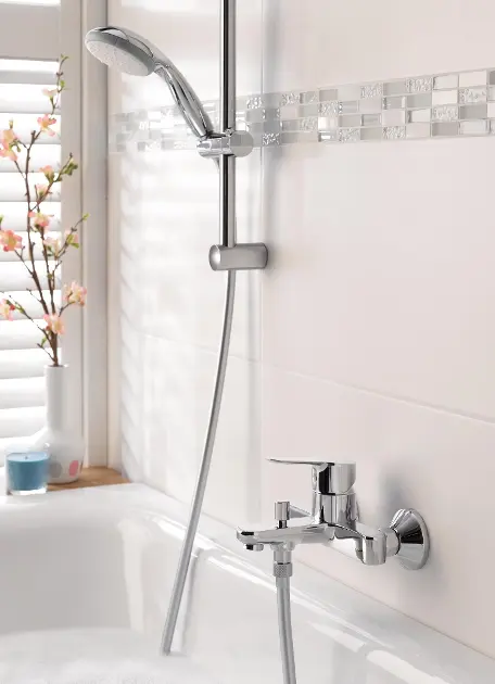 Grohe Vitalio Go - Conjunto de alcachofa de ducha, 1 chorro, barra