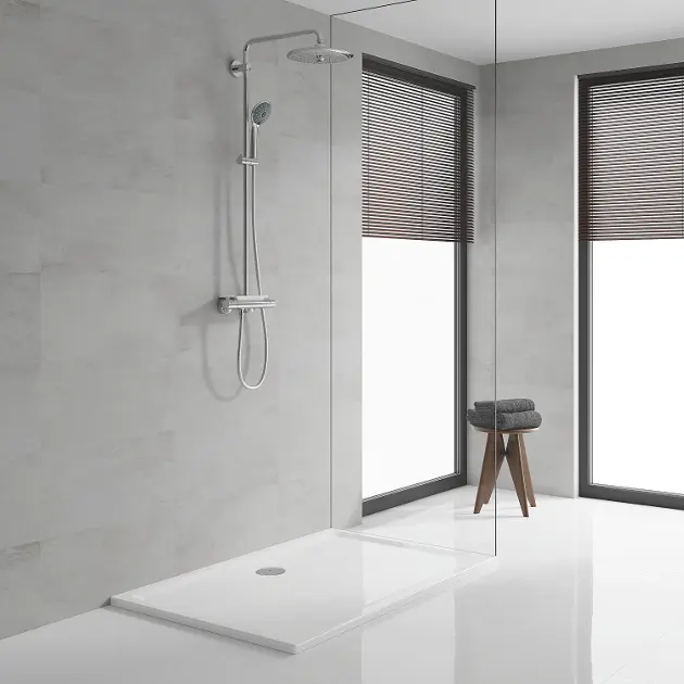 Saliscendi doccia 62h cm Grohe con doccino multigetto anticalcare - Vitalio  Joy