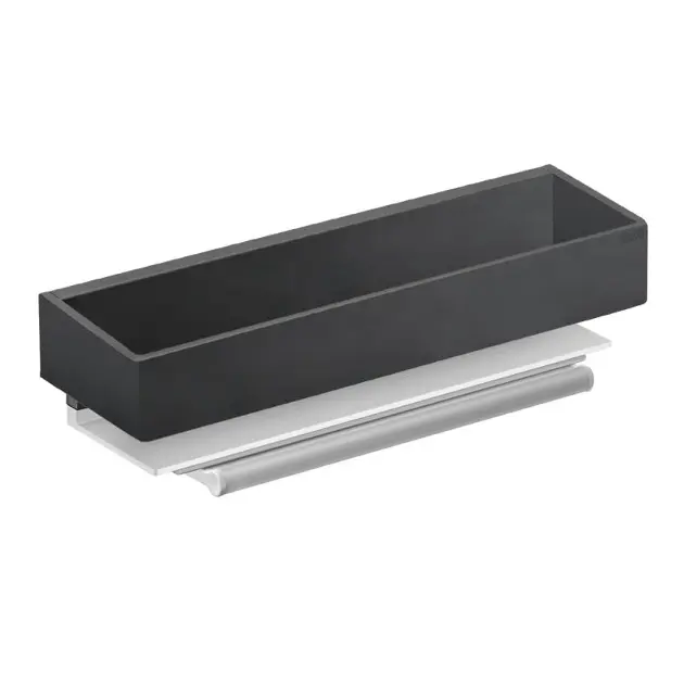 Keuco Collection Moll - Pièce d’insertion en plastique pour panier d’angle, anthracite 12758000101