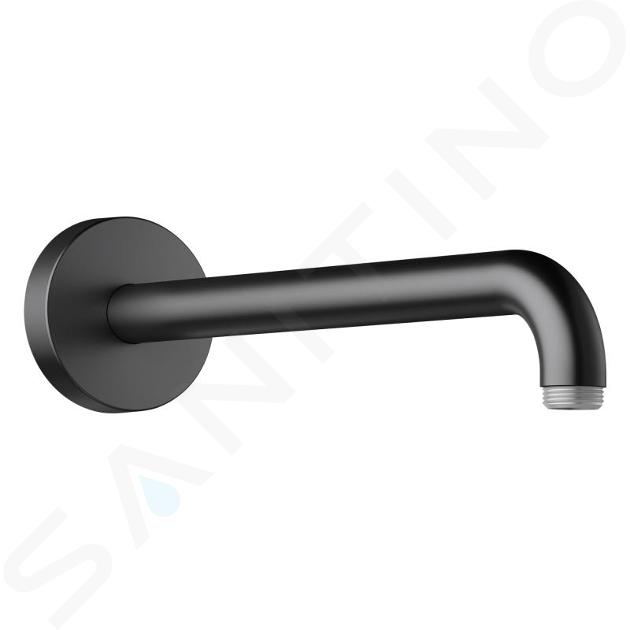 Keuco Elegance - Brazo de ducha, longitud 450 mm, cromo negro 51688130400