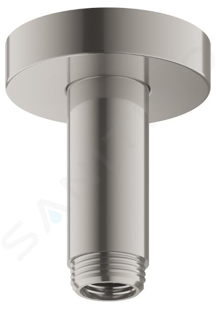 Keuco Elegance - Braccio doccia a soffitto, lunghezza 100 mm, acciaio inox 51689070100