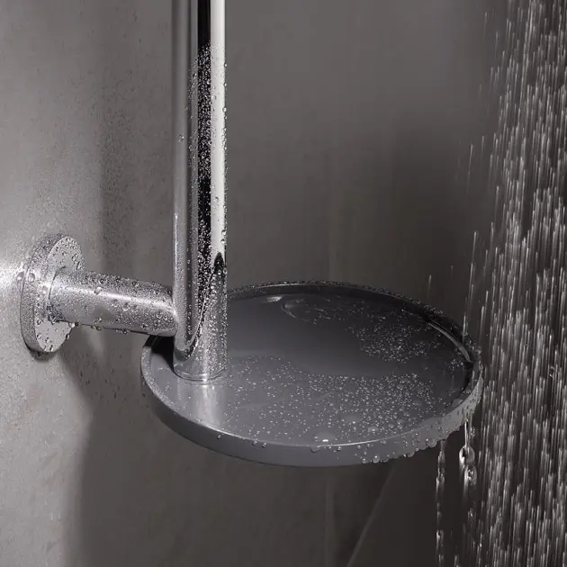 Keuco IXMO Set van Solo douchekop, houder, stang en slang, chroom