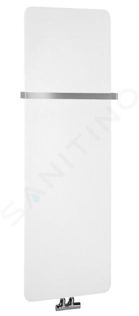 Sapho Calefacción - Calefactor 37x119 cm, 417 W, blanco mate MI1137