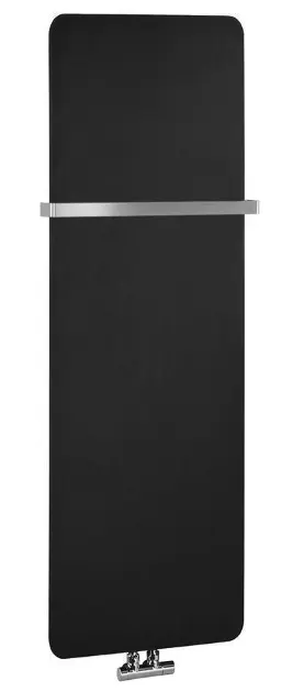 Sapho Topení - Topné těleso Tabella, 37x119 cm, 417 W, černá mat MI1139