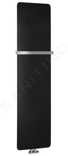 Sapho Chauffage - Corps de chauffe Tabella,  37x159 cm, 550 W, noir mat MI1539