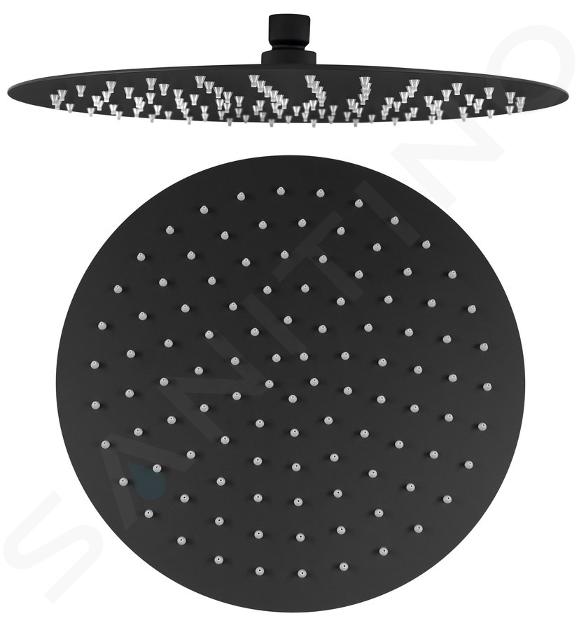 Sapho Slim - Kopfbrause, Durchmesser 30 cm, schwarz matt MS573B