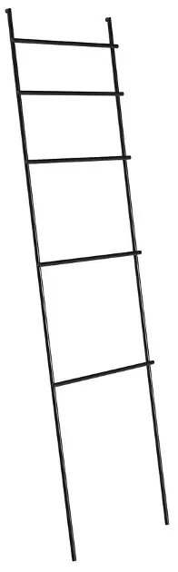 Levně Sapho Doplňky - Sušák ručníků Debut 50x186x3 cm, matná černá SE121