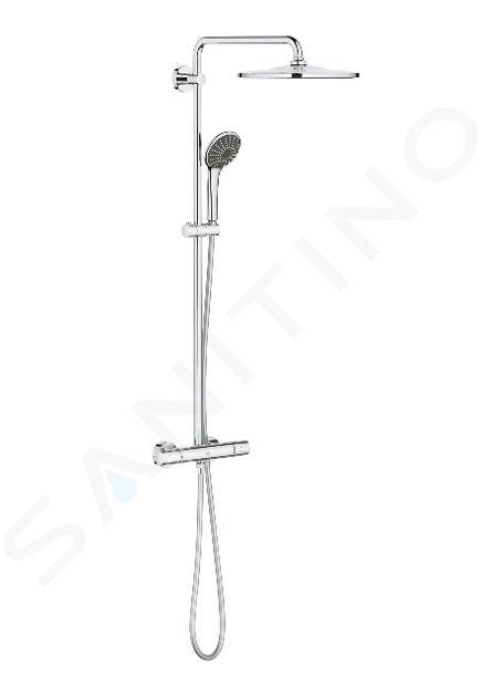 Grohe Vitalio Joy - Conjunto de ducha 310 con termostato mural, cromo 26400001