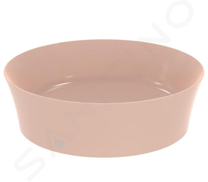 Ideal Standard Ipalyss - Mosdókagyló, átmérő 400 mm, túlfolyó nélkül, Nude E1398V7