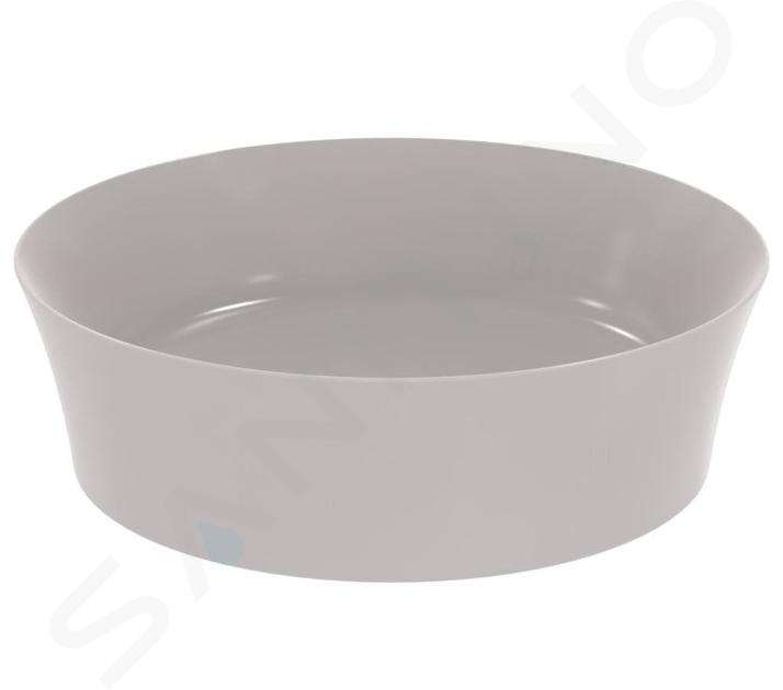 Ideal Standard Ipalyss - Mosdókagyló, átmérő 400 mm, túlfolyó nélkül, beton E1398V9