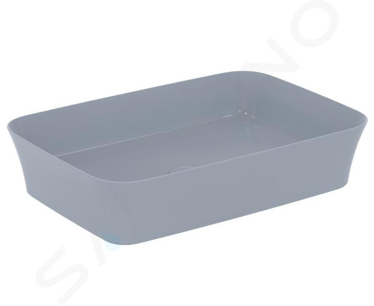 Ideal Standard Ipalyss - Lavabo à poser, 550x380 mm, sans trop-plein, Powder E2076X8